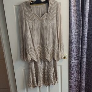 Damianou Metallic Two Piece Set